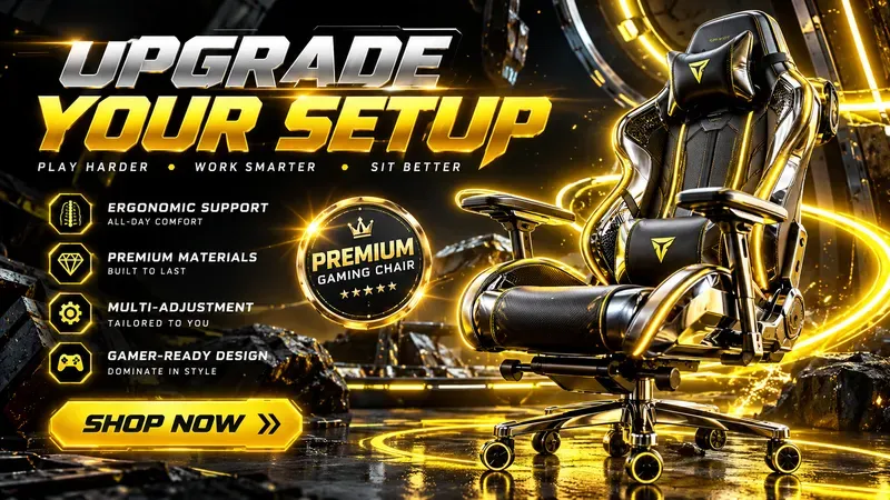 3D Neon Liquid Chrome Black Friday Assets