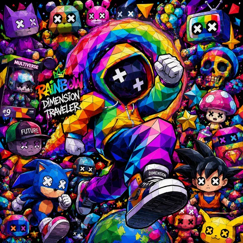 Polygon Pop Street Icons