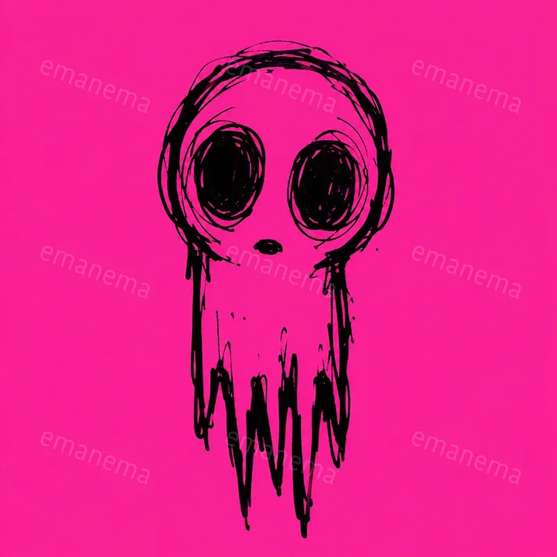 Underground Punk Scribble Art