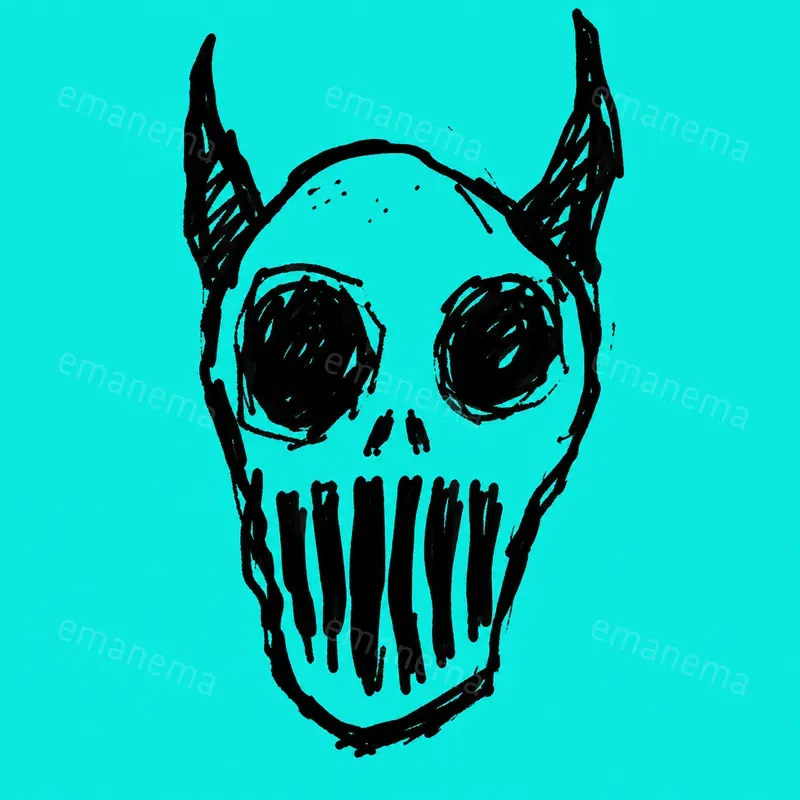 Underground Punk Scribble Art