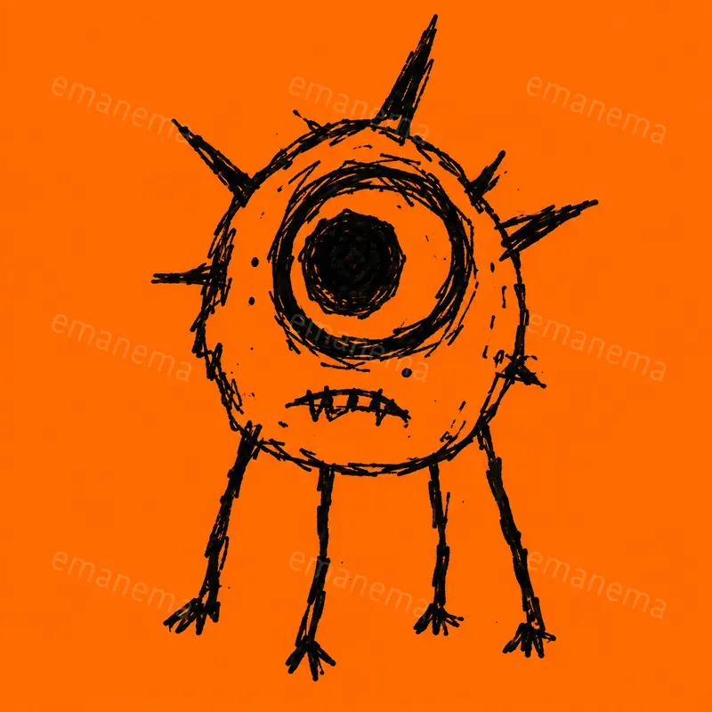 Underground Punk Scribble Art