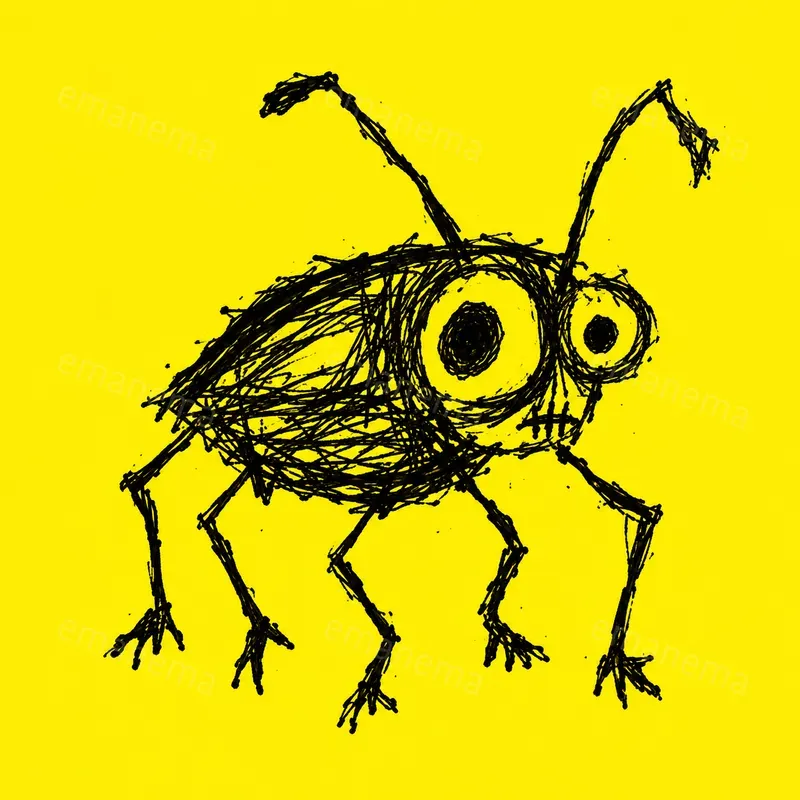Underground Punk Scribble Art