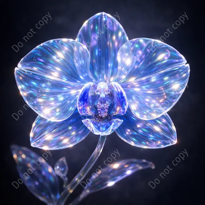 Glass Flower Art Any Blooms