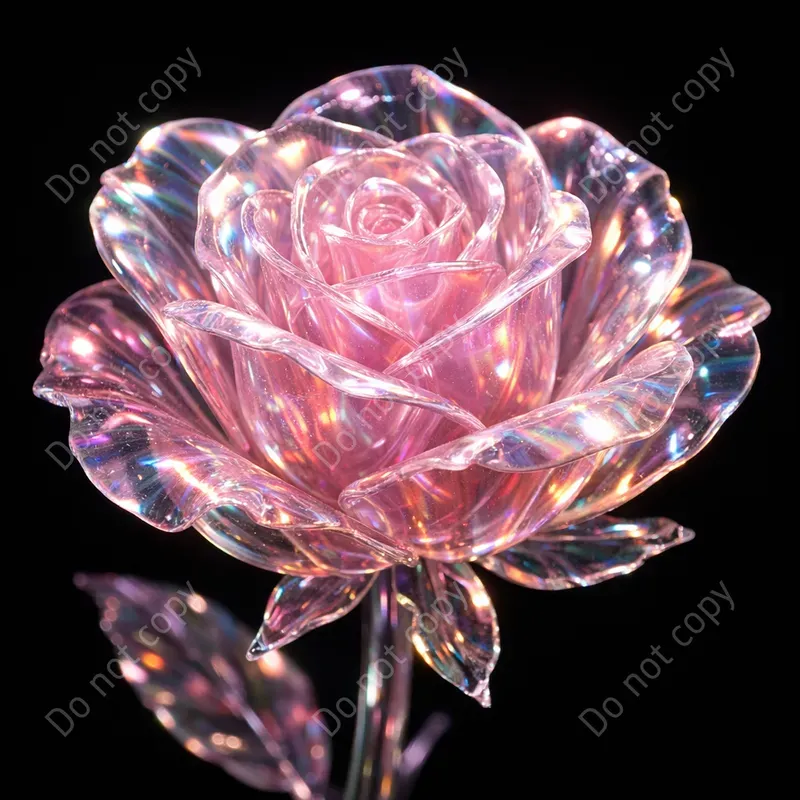 Glass Flower Art Any Blooms