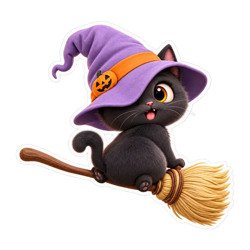 Goofy 3d Halloween Stickers