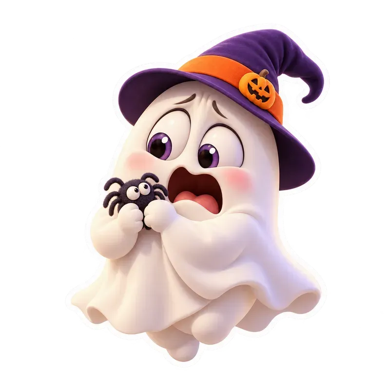 Goofy 3d Halloween Stickers