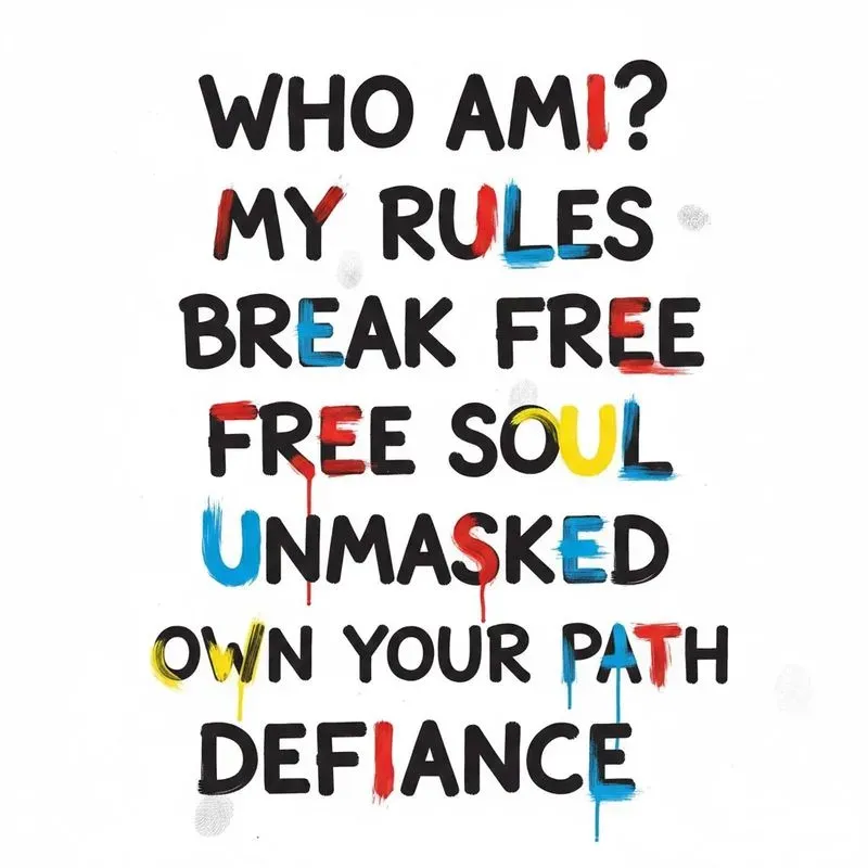 Raw Art Brut Typography Quotes