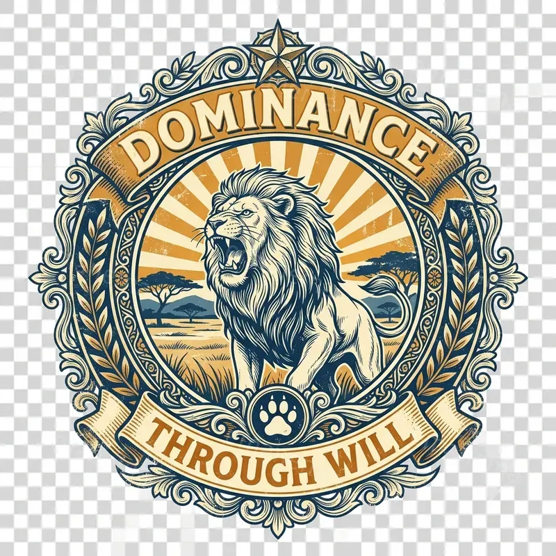 Crest Badge Style Tshirt Graphics