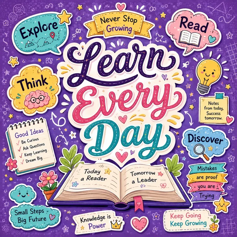 Cute Motivational Doodle Posters
