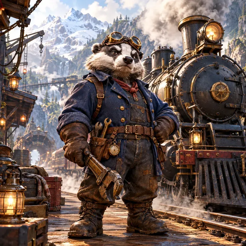 Cinematic Animal Character Art