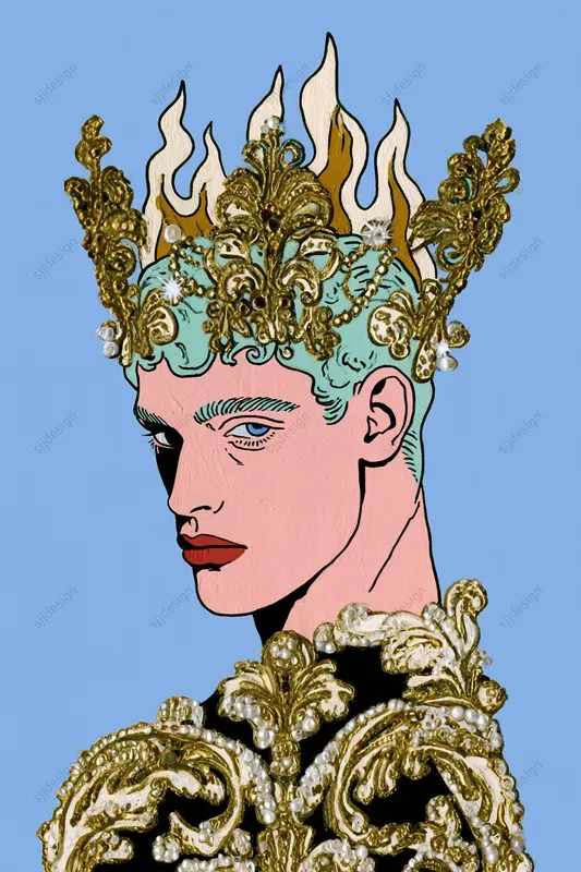 Rococo Fashion Illustrations
