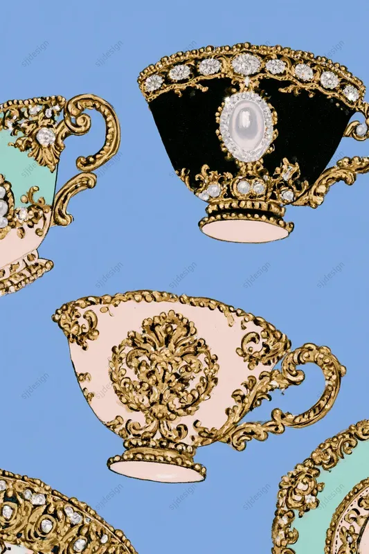 Rococo Fashion Illustrations