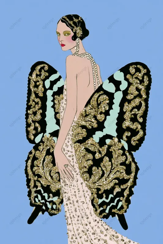 Rococo Fashion Illustrations