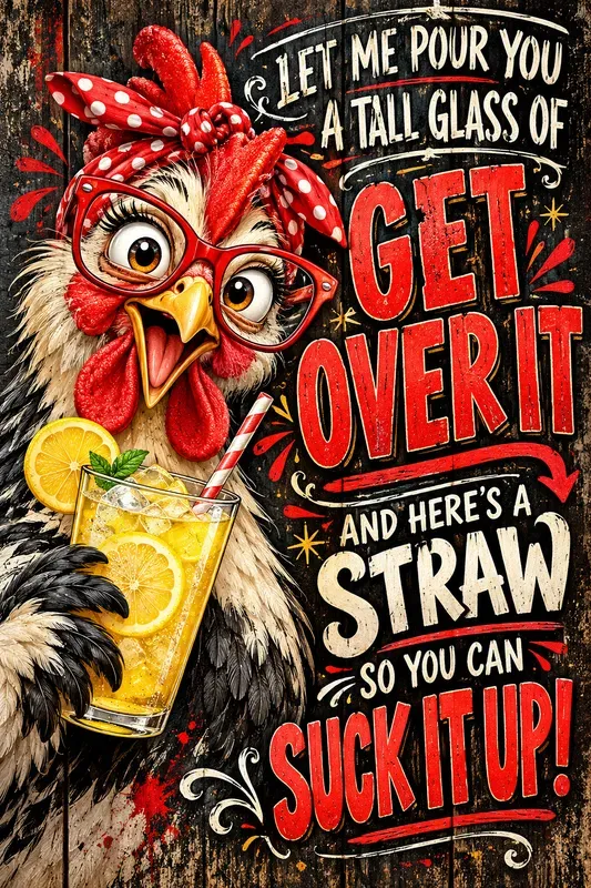 Funny Sarcastic Farmyard Humor Posters