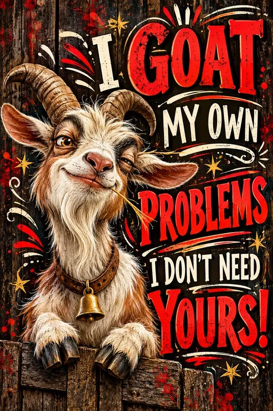 Funny Sarcastic Farmyard Humor Posters