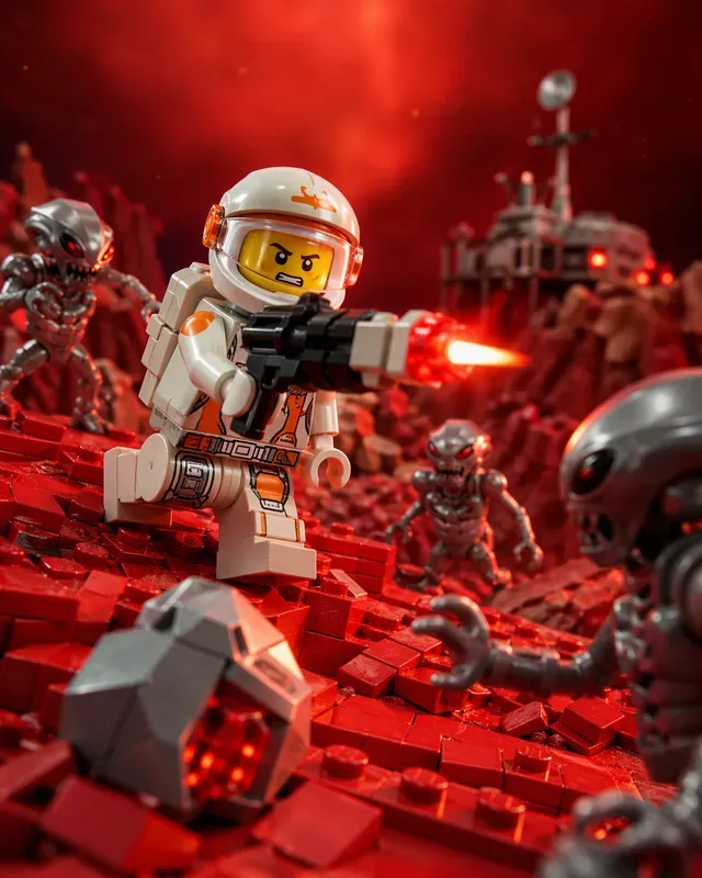 Lego Cinematic Action Scenes Hyper 8K