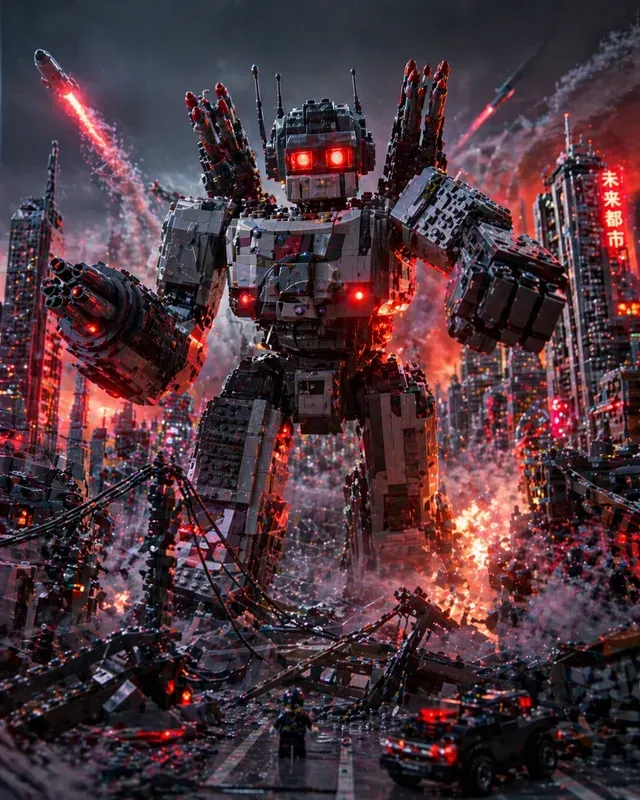 Lego Cinematic Action Scenes Hyper 8K