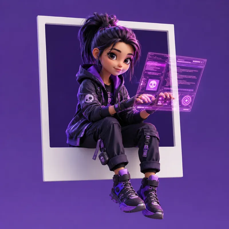 3D Character Studio Popout Portraits