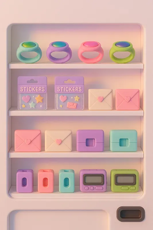 Y2k Clay Collectibles Shelves Aesthetic