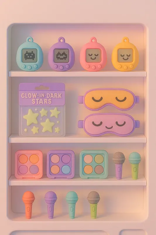 Y2k Clay Collectibles Shelves Aesthetic