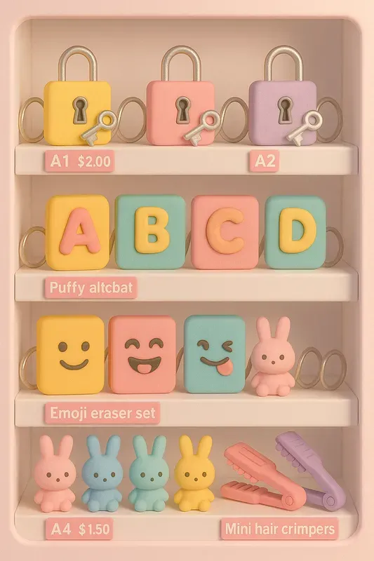 Y2k Clay Collectibles Shelves Aesthetic