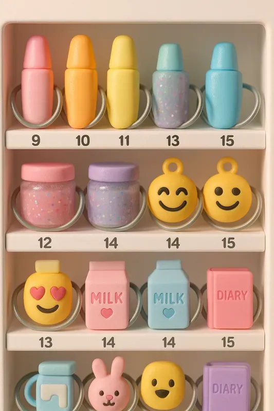 Y2k Clay Collectibles Shelves Aesthetic