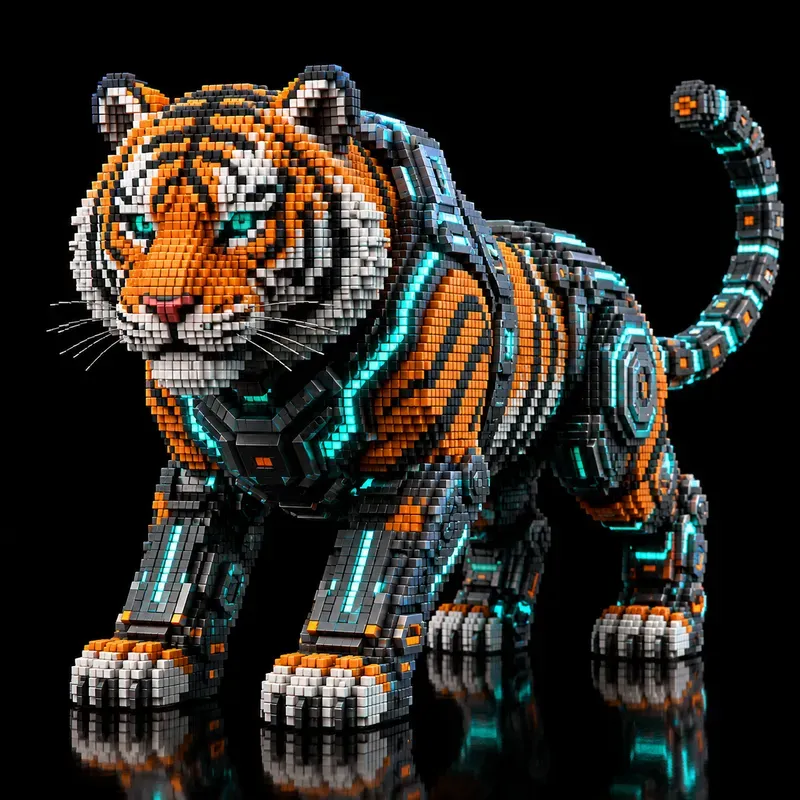 Premium Voxel Cube Character Collections