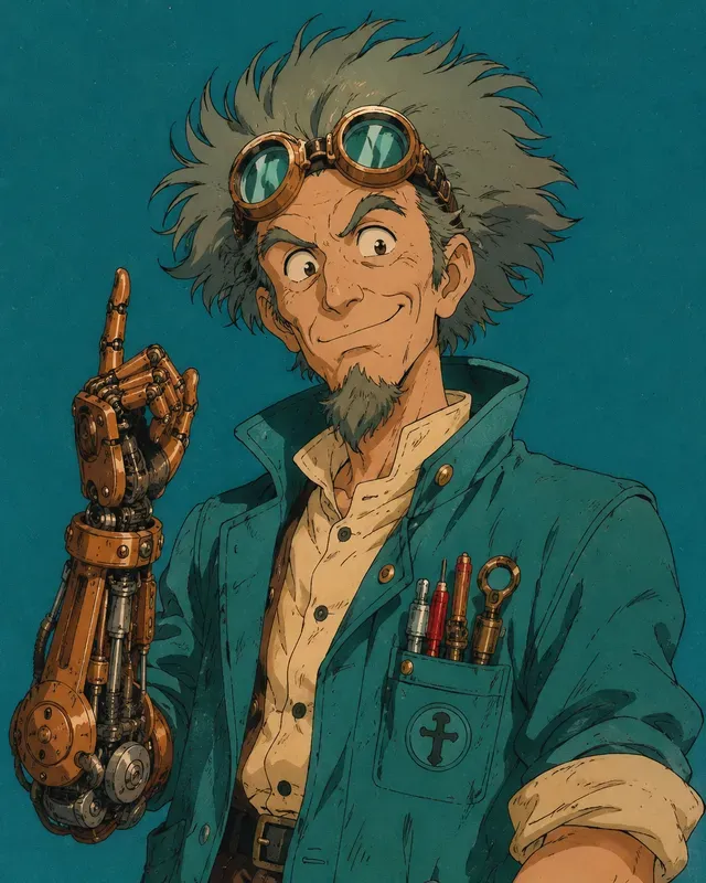 1990s Anime Character Portrait Generator