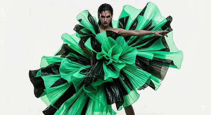 Avantgarde Kinetic Fashion Sculptures