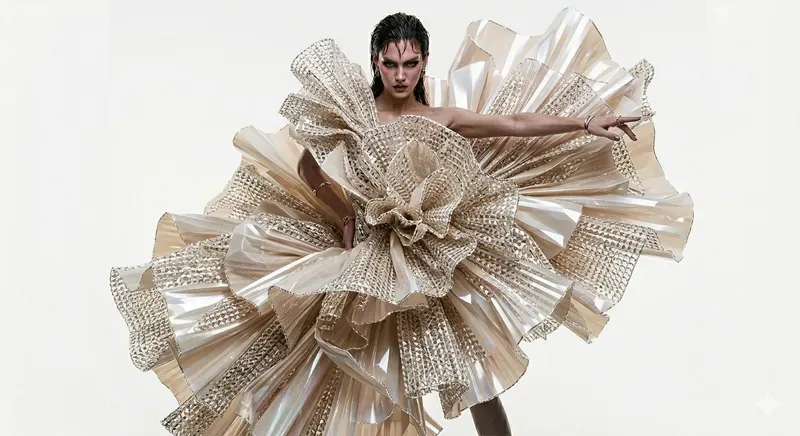 Avantgarde Kinetic Fashion Sculptures