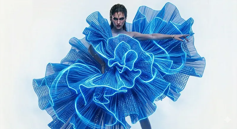 Avantgarde Kinetic Fashion Sculptures