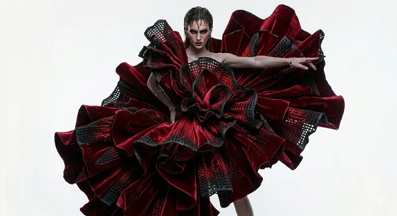 Avantgarde Kinetic Fashion Sculptures