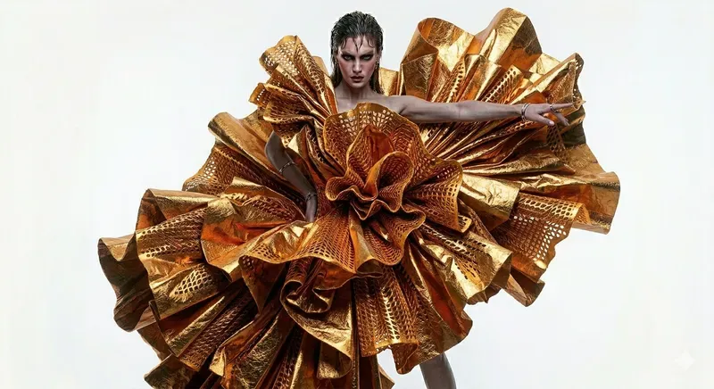 Avantgarde Kinetic Fashion Sculptures