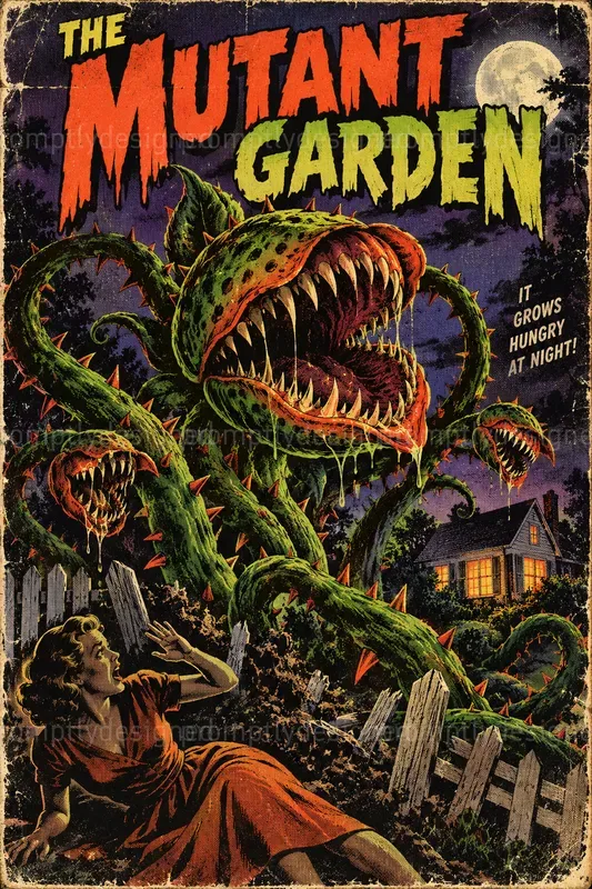 Pulp Comic Horror Posters