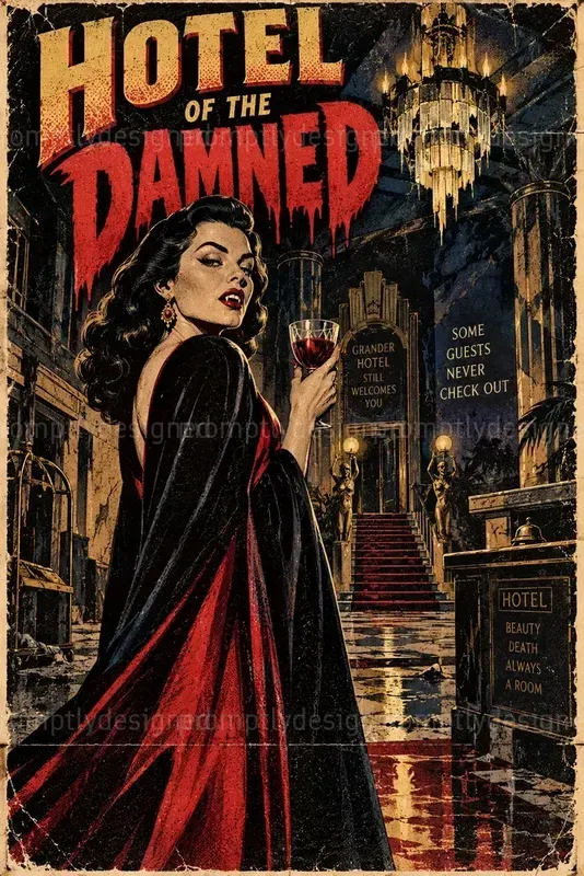 Pulp Comic Horror Posters