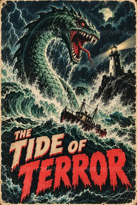 Pulp Comic Horror Posters