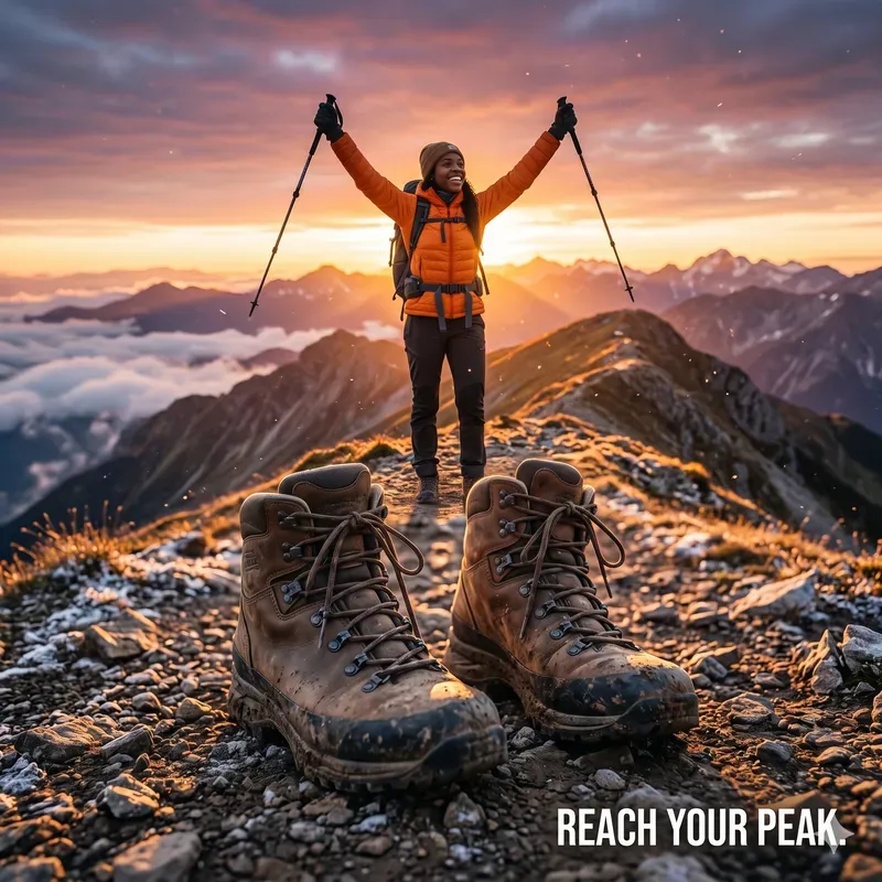 Elite Summit Hike Boots Product Adverts