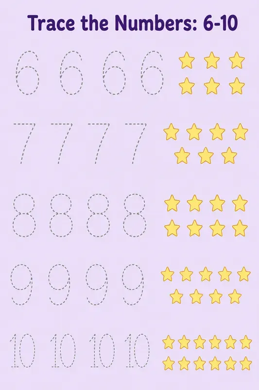 Letter Number Tracing Generator