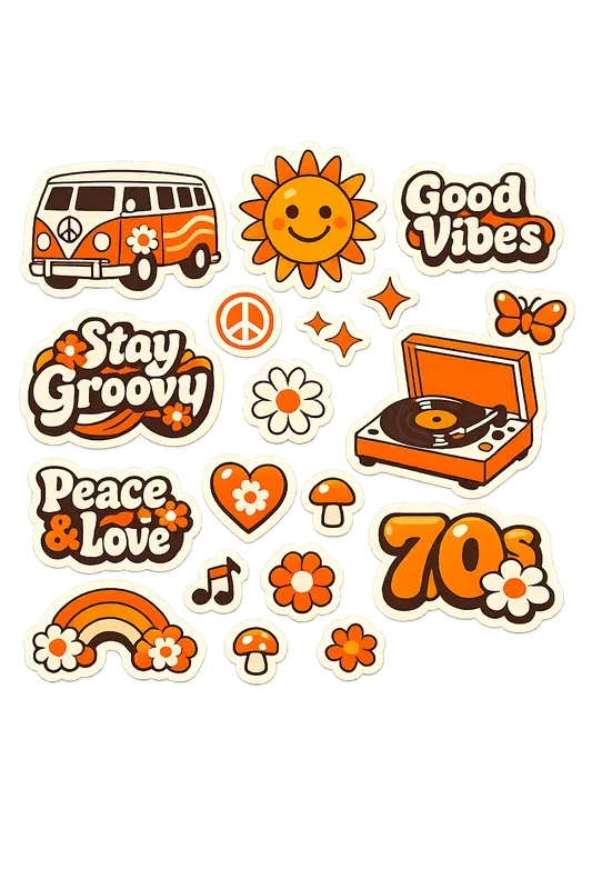 Aesthetic Vinyl Sticker Pack Bundles
