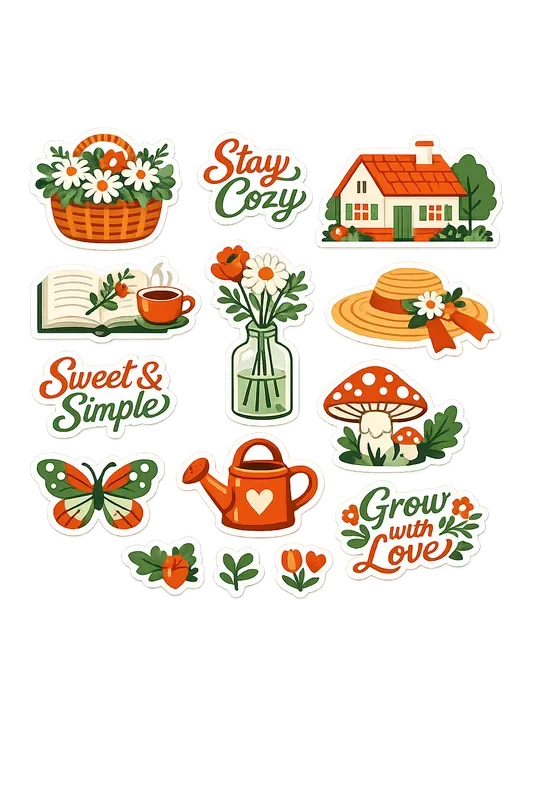 Aesthetic Vinyl Sticker Pack Bundles