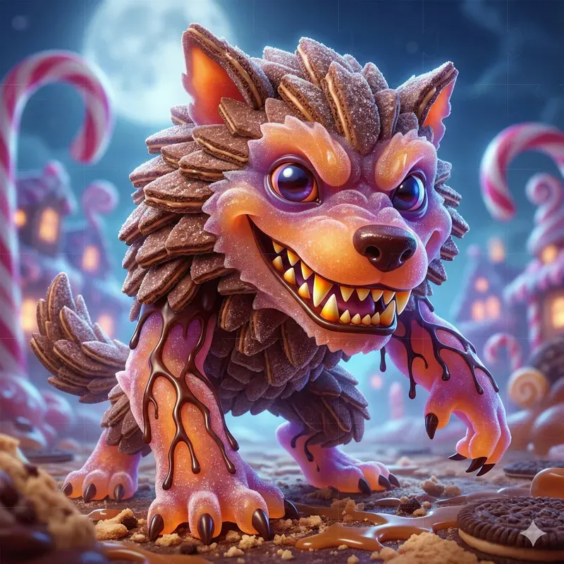 Candy Horror Monster Illustrations