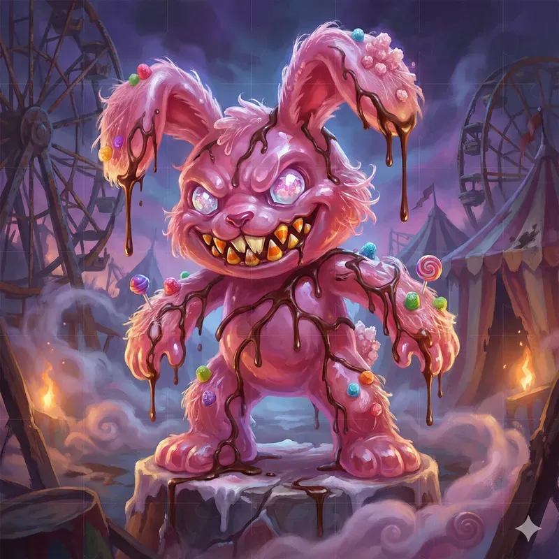 Candy Horror Monster Illustrations