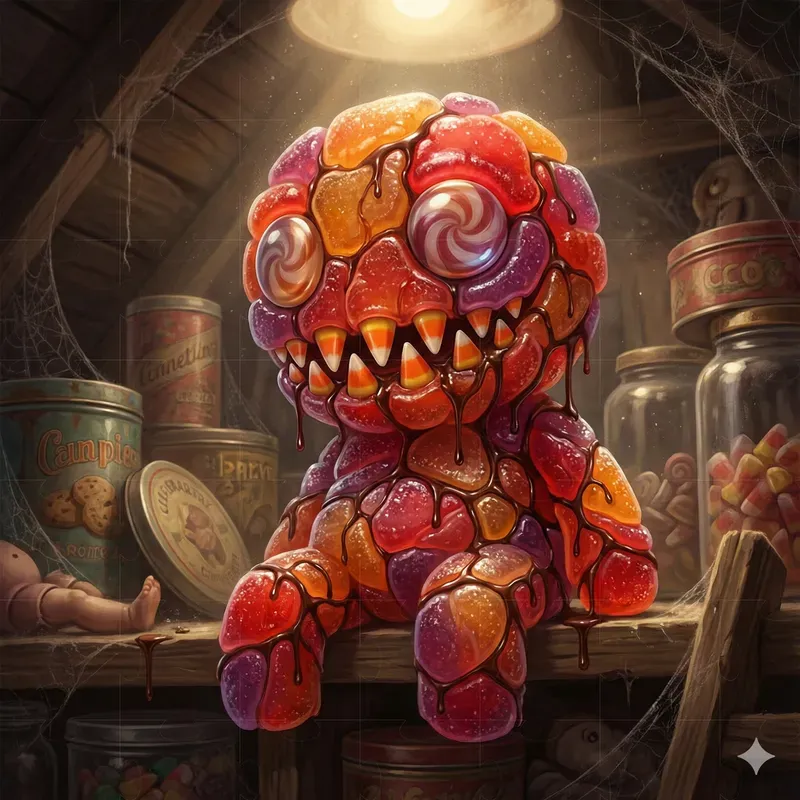 Candy Horror Monster Illustrations