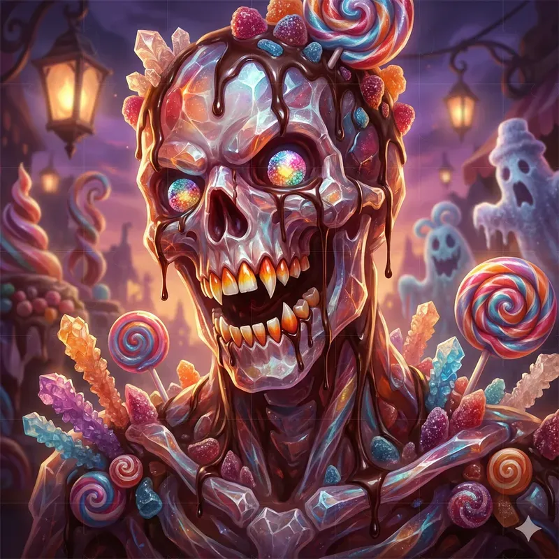 Candy Horror Monster Illustrations