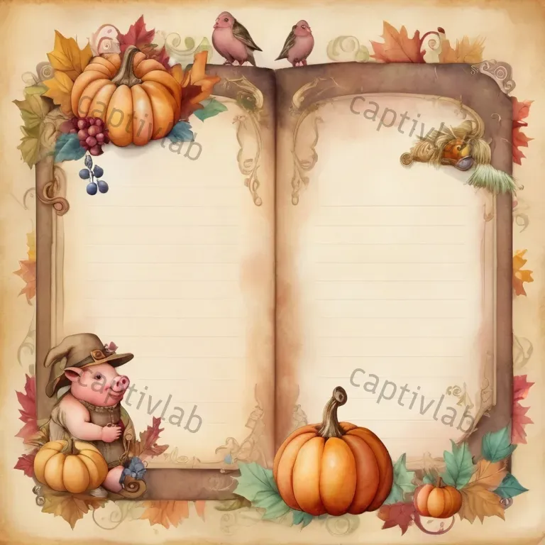 Whimsical Thanksgiving Stationery Sets