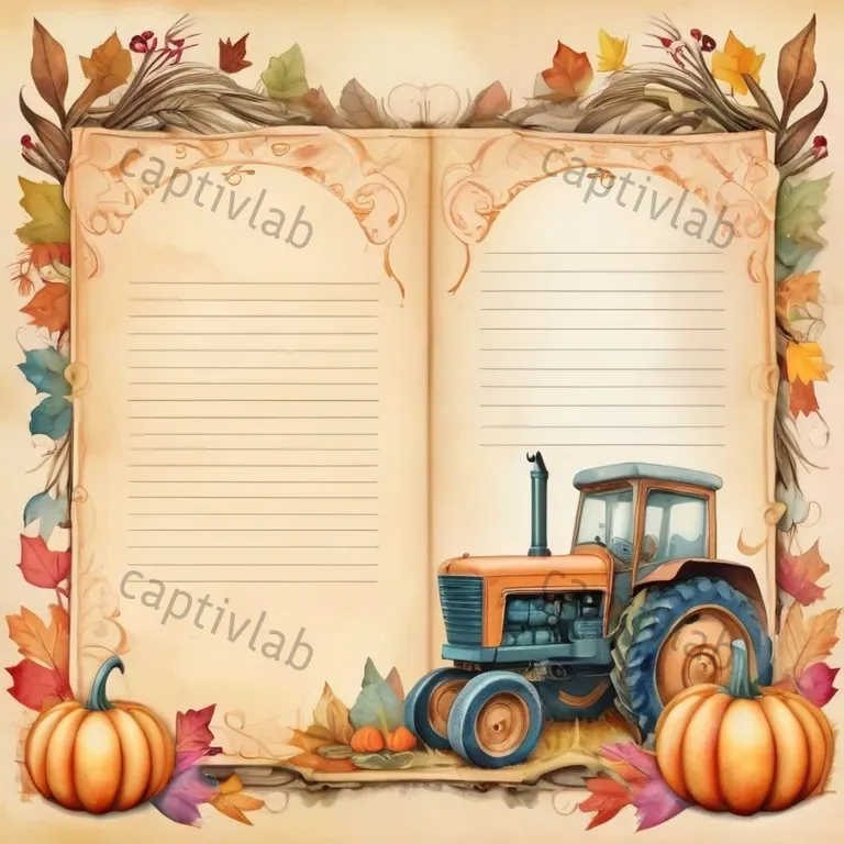 Whimsical Thanksgiving Stationery Sets