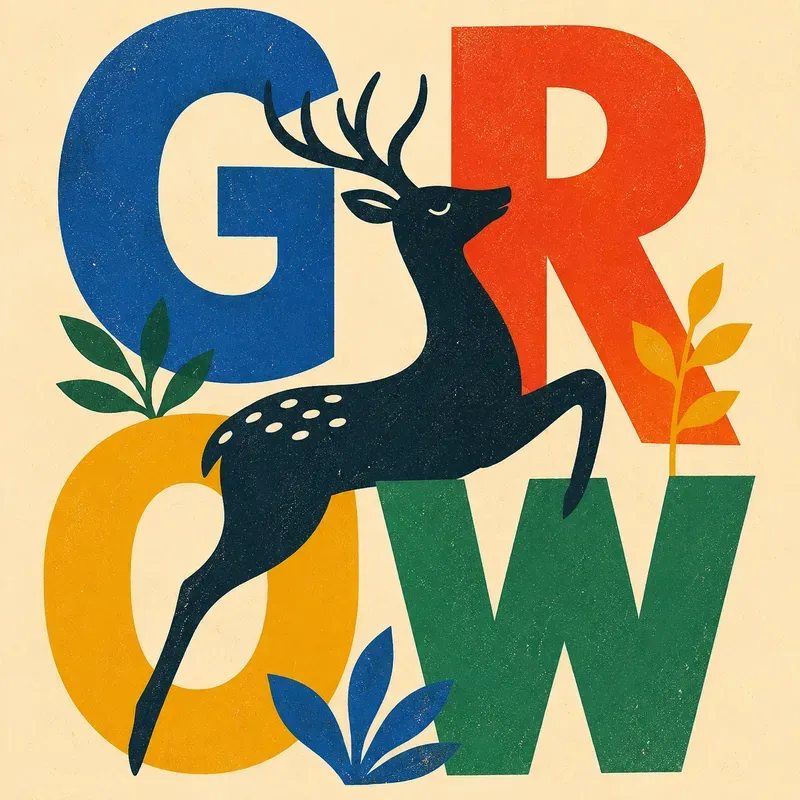 Playful Typography Animal Poster Packs