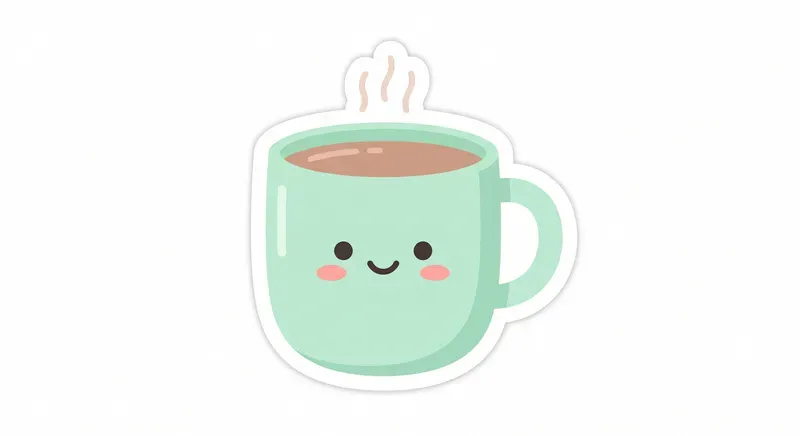 Kawaii Minimalist Sticker Generator