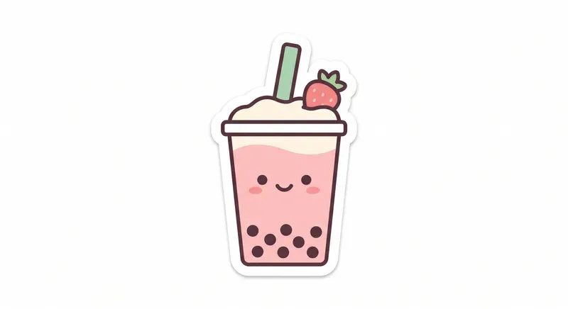 Kawaii Minimalist Sticker Generator