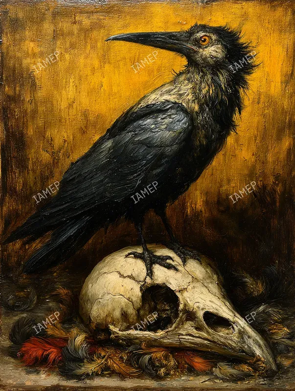 Gothic Death Relic Paintings